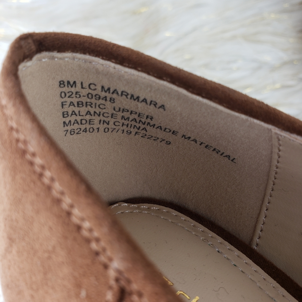 Liz Claiborne Marmara Refined Comfort  Brown Suede Penny Loafers Size 8M - Picture 10 of 12